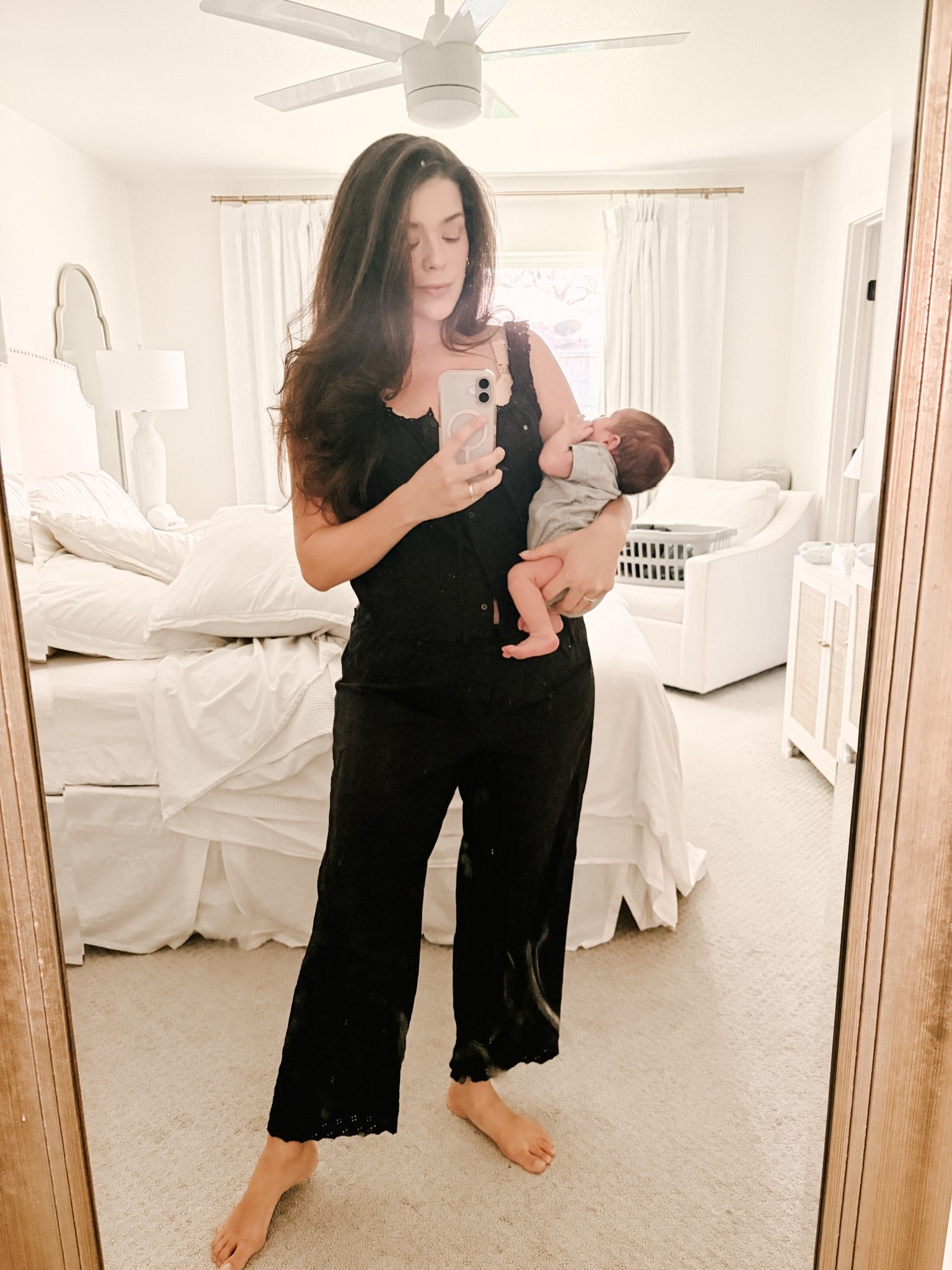 Perfect postpartum lounge set and nursing friendly

#LTKBaby #LTKBump #LTKOver40