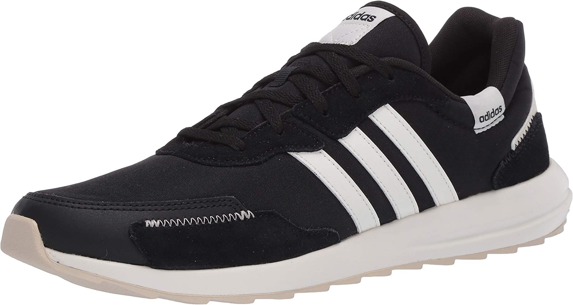 Amazon.com | adidas Women's Retrorun Running Shoe, Black/Cloud White/Alumina, 7 | Road Running | Amazon (US)