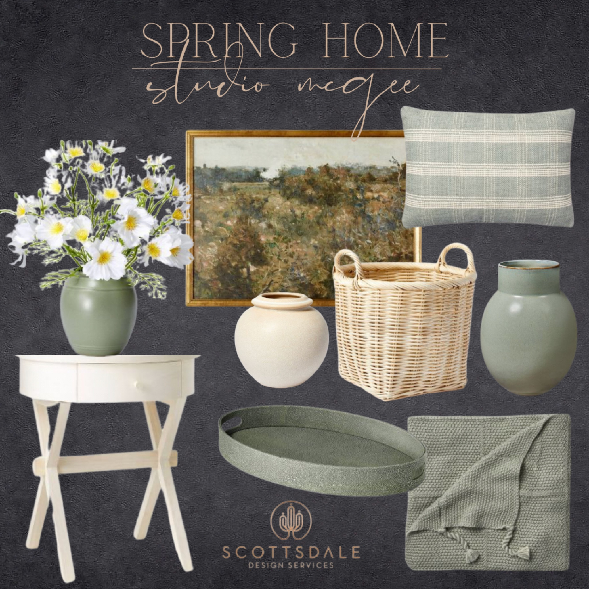 Spring home finds! 🤍

Neutral home decor, spring decor, home decor, spring vase, throw blanket, throw pillow, wall art, vintage decor, accent table, faux flower arrangements, floor basket, decorative tray

#LTKhome #LTKFind
