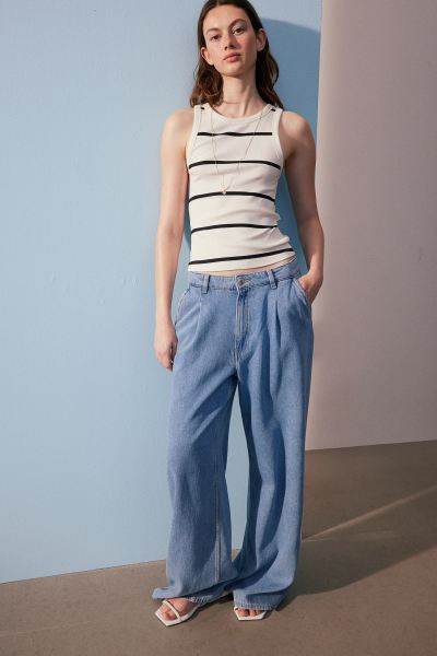 Ribbed vest top | H&M (UK, MY, IN, SG, PH, TW, HK)