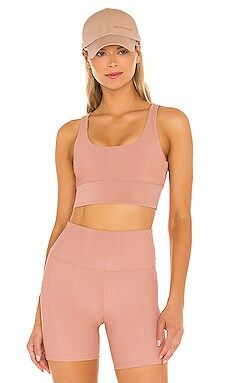 BEACH RIOT Leah Sports Bra in Antique Rose from Revolve.com | Revolve Clothing (Global)