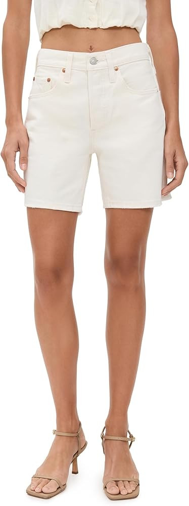 Levi's Womens 501 Mid Thigh Shorts Light-Weight | Amazon (US)