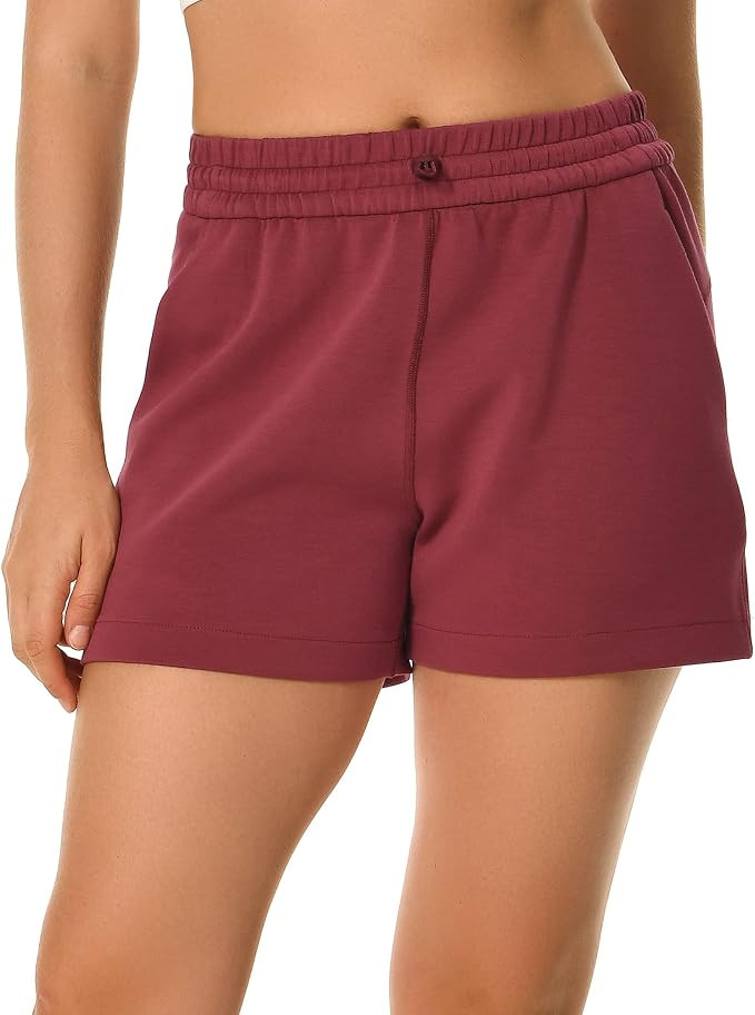 Colorfulkoala Women's High Waisted Ultra Soft Athletic Modal Shorts Casual Summer Lounge Pants wi... | Amazon (US)