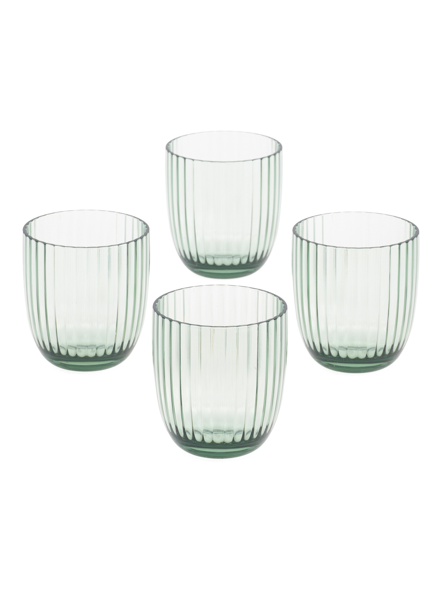Set Of 4 Fluted Tumblers | TJ Maxx