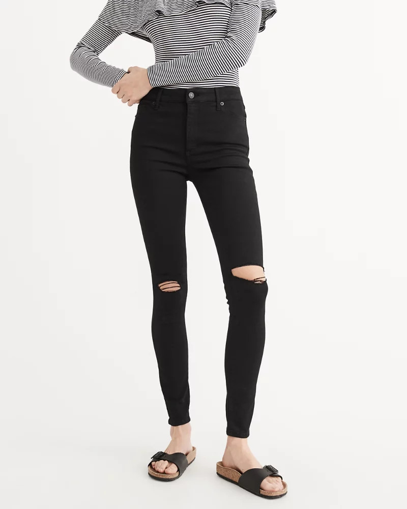 High Rise Super Skinny Jeans | Abercrombie & Fitch US & UK