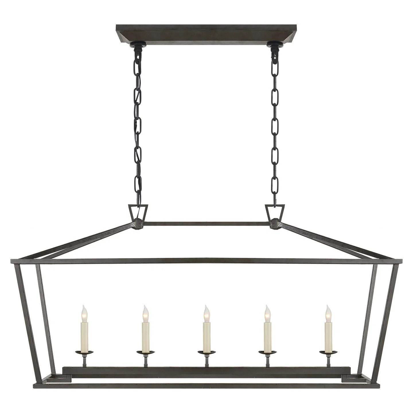E. F. Chapman Darlana 41 Inch 5 Light Linear Suspension Light by Visual Comfort and Co. | Capitol Lighting 1800lighting.com