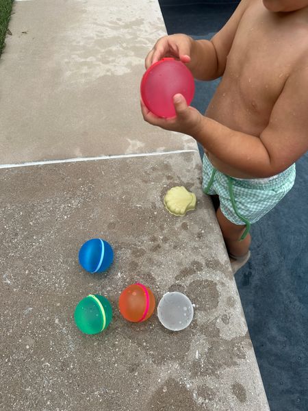 Toddler water balls, toddler pool toys, baby swim trunks

#LTKkids #LTKbaby