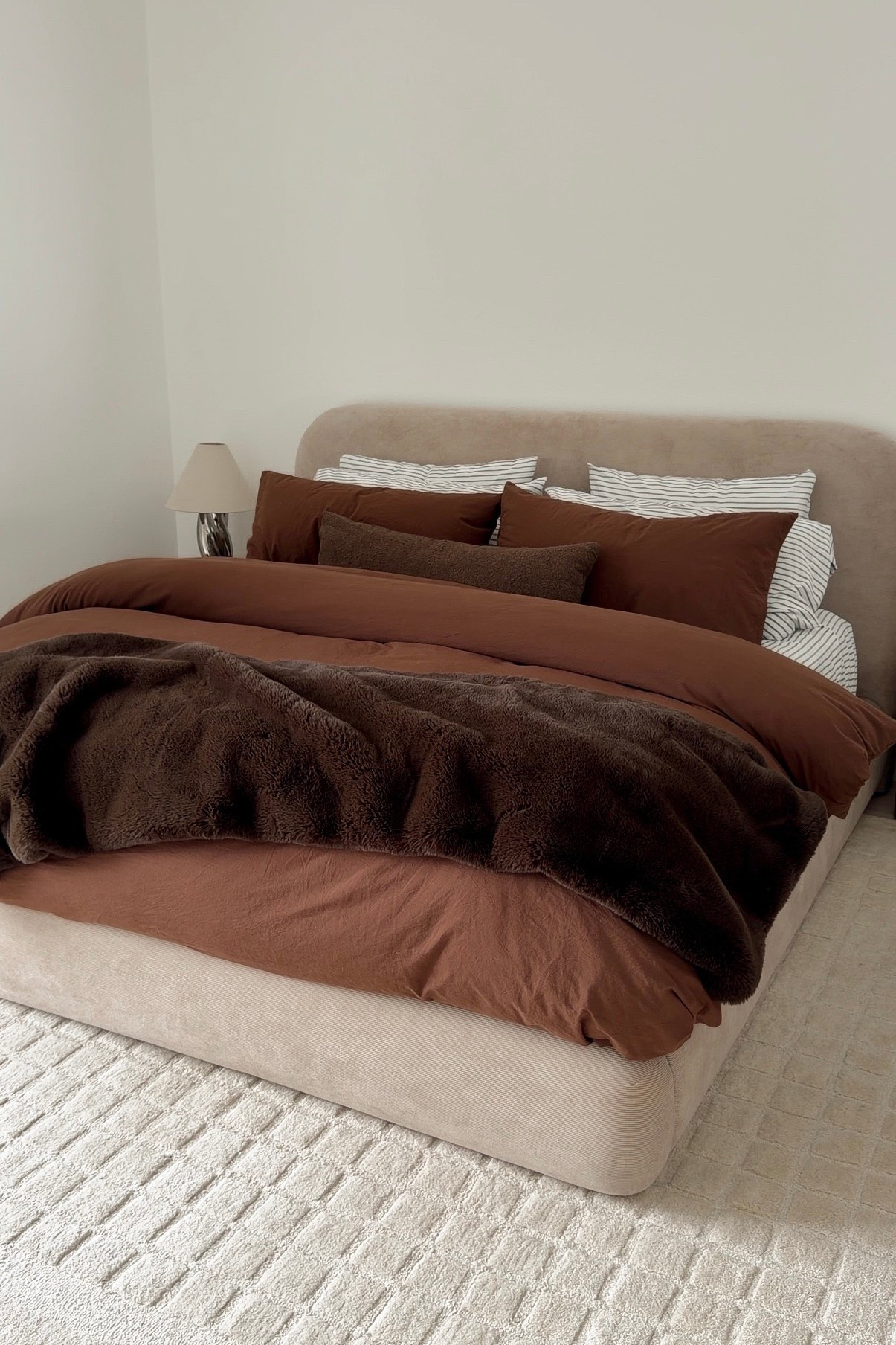 Get the duvet insert 1-2 sizes larger than your duvet cover for a fluffy, cloud bed! 

#LTKU #LTKHome #LTKvlog