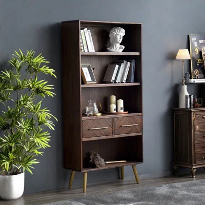 Modern Standard Solid Wood Bookcase | Wayfair North America