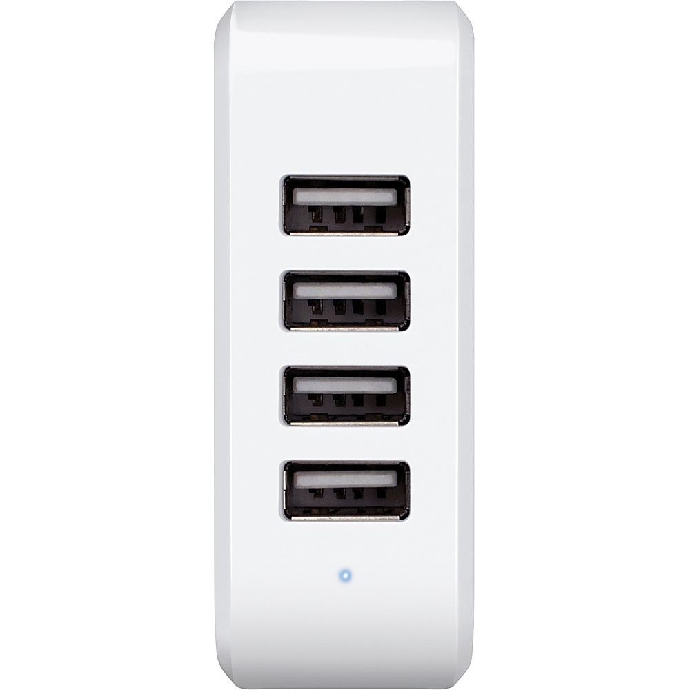 Merkury Innovations Quatro 25-Watt 4 Port USB Charger White - Merkury Innovations Portable Batteries & Chargers | eBags