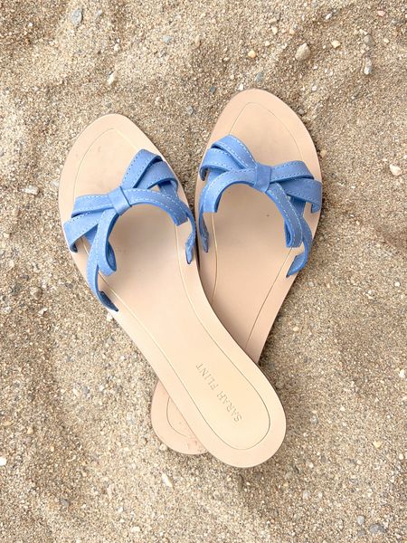 Loving these Sarah Flint Italian Leather Bow Sandals for Summer. I’ll be wearing these all the time  Blue & White, Preppy, Grandmillennial, Feminine, Coastal, Vacation, Day to Night. Normally $350, On Sale for $140, Reduced to $80 with code: SARAHFLINT-BATRACYHH

#LTKsalealert #LTKshoecrush #LTKunder100