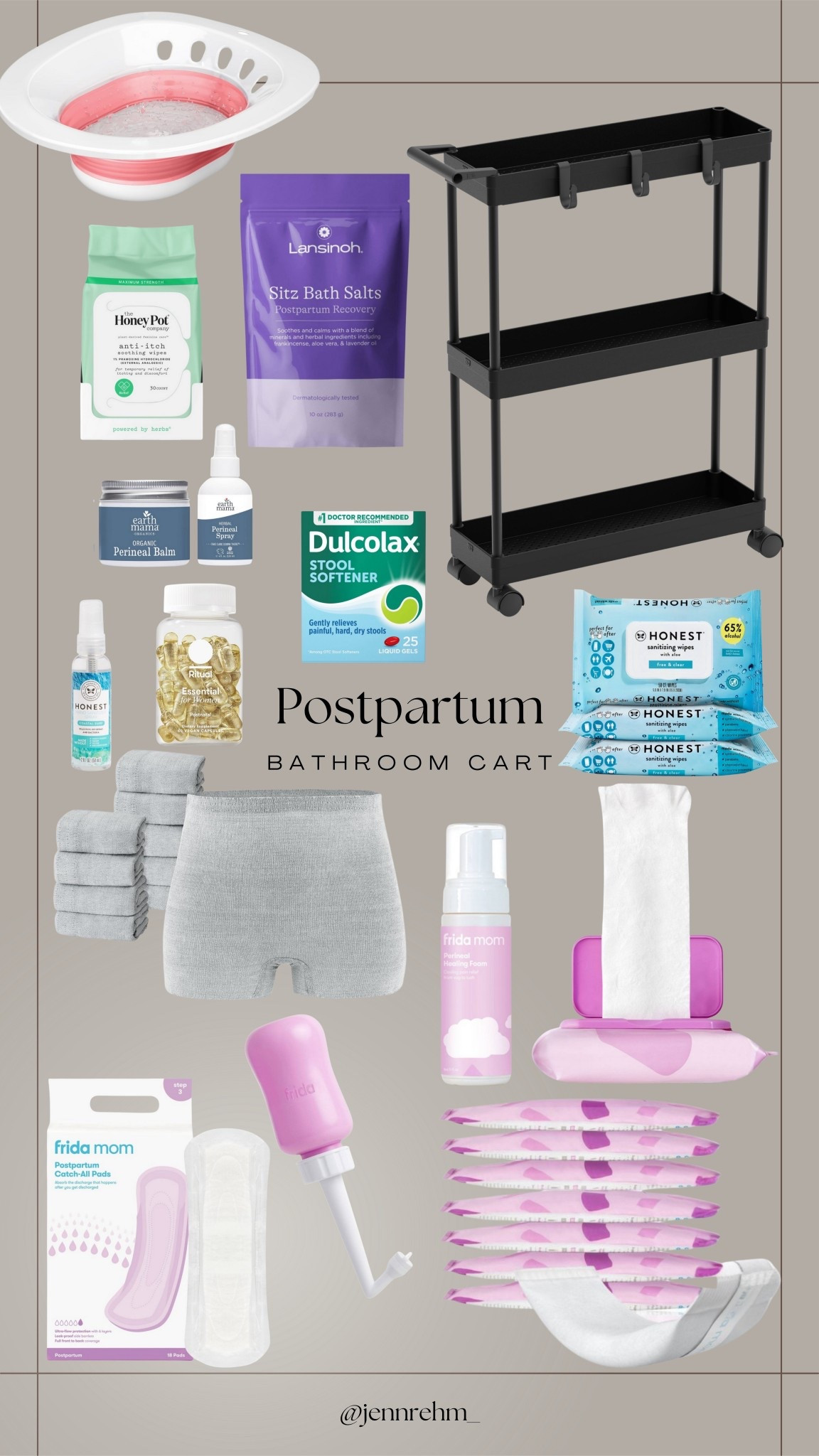 Postpartum bathroom essentials 

#LTKBump #LTKBaby