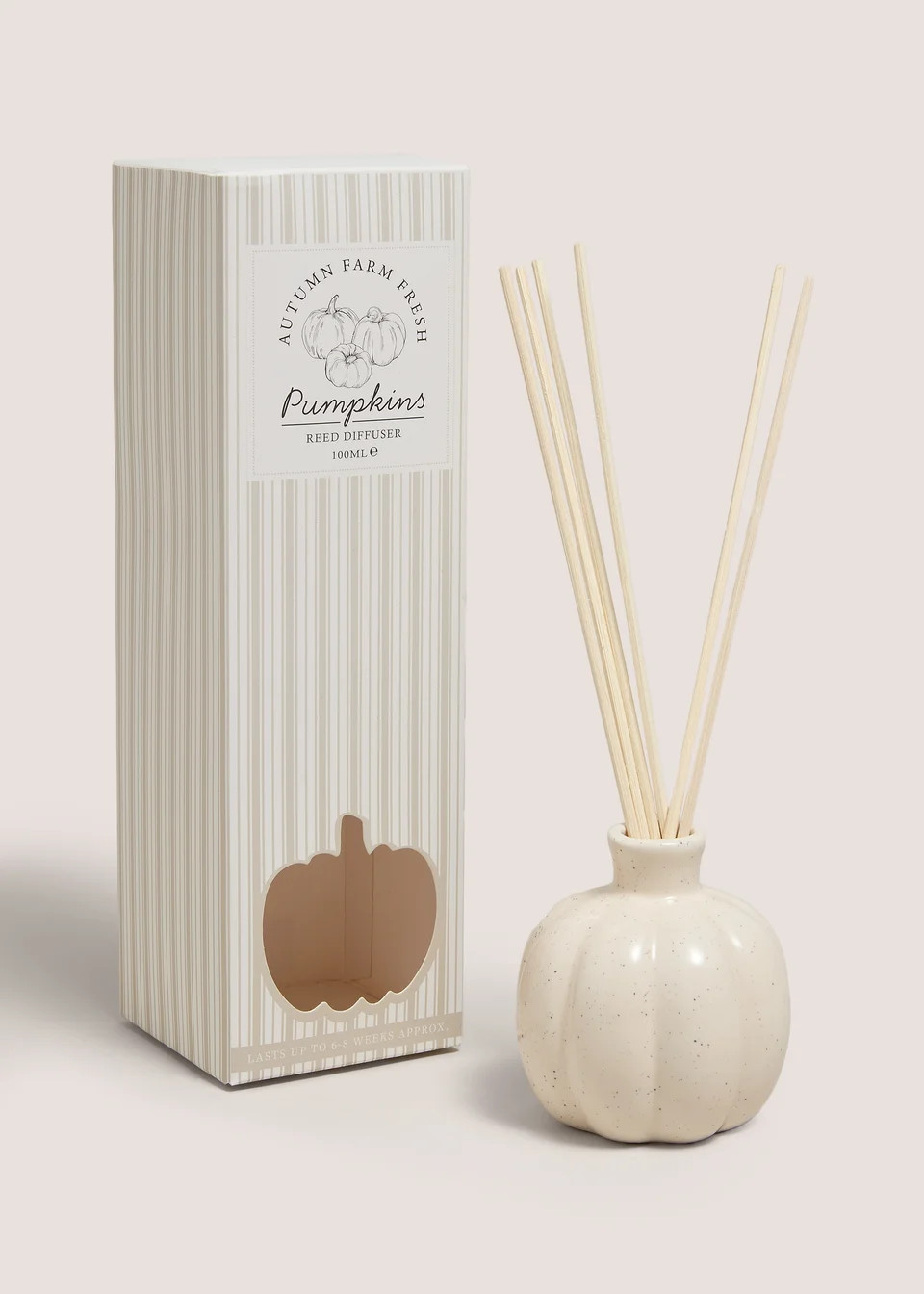 Cream Speck Pumpkin Shape Diffuser | Matalan (UK)