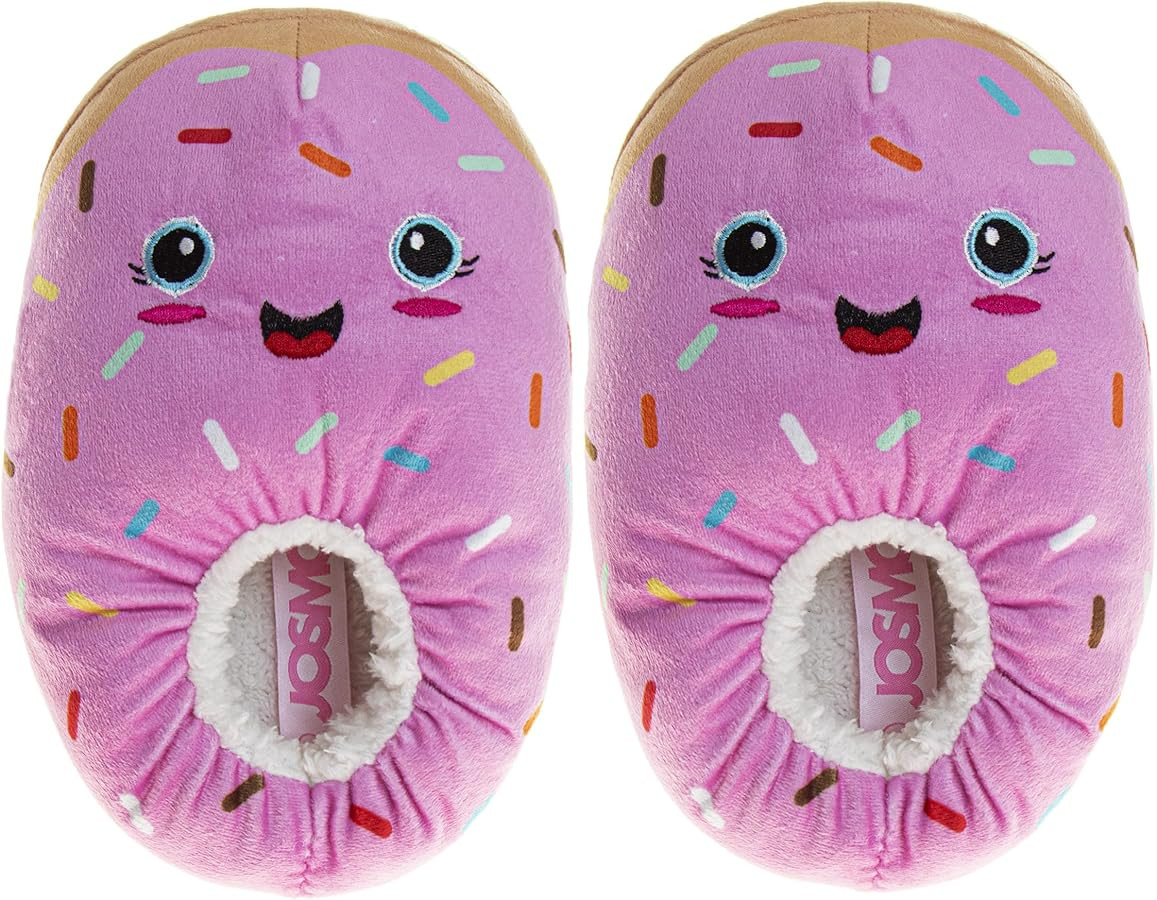 Josmo Kids Girl Slippers Animated Cartoon House Shoes - Lightweight Plush Warm Comfort Soft Aline... | Amazon (US)