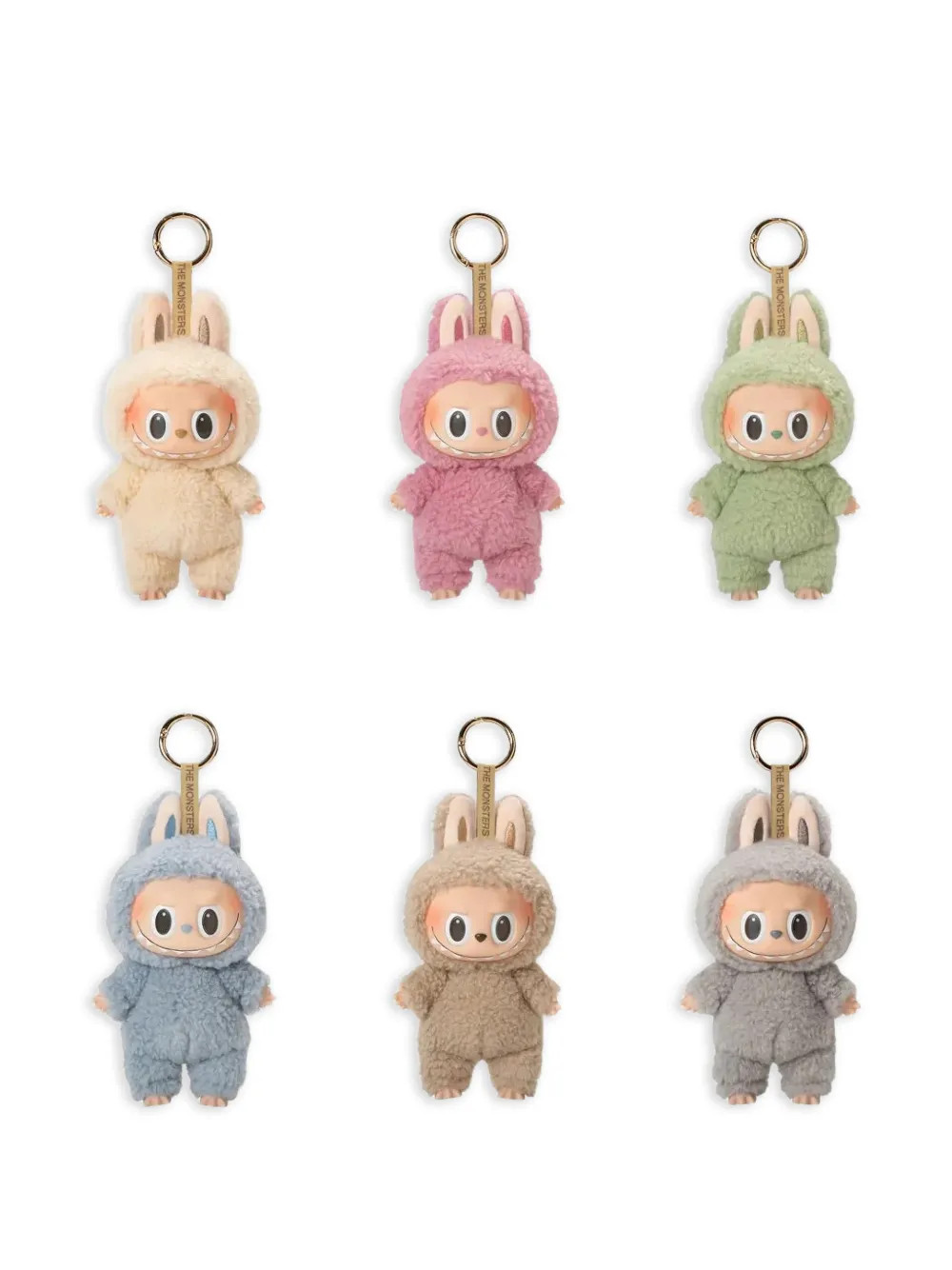 Pop Mart Labubu THE MONSTERS Exciting Macaron Series - Vinyl face-pendant blind box - Neutrals | Farfetch Global