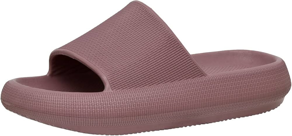 CUSHIONAIRE Women's Feather recovery slide sandals with +Comfort | Amazon (US)