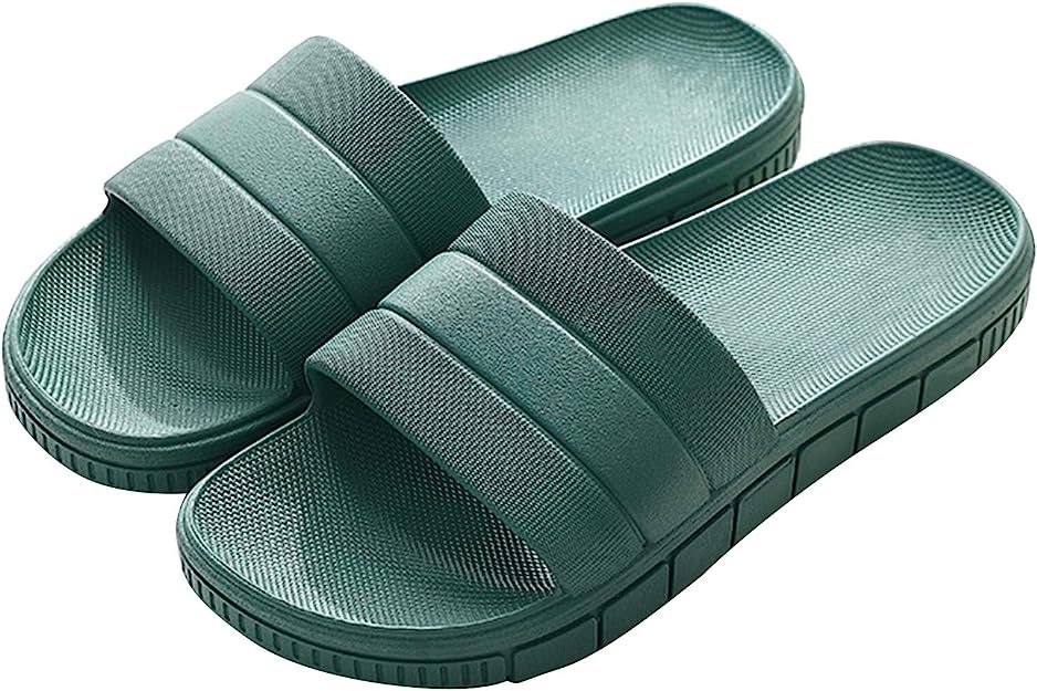 FLY HAWK Women's Men's Shower Slides Sandals Bathroom Slippers Lightweight Non-Slip Unisex Sandal... | Amazon (CA)