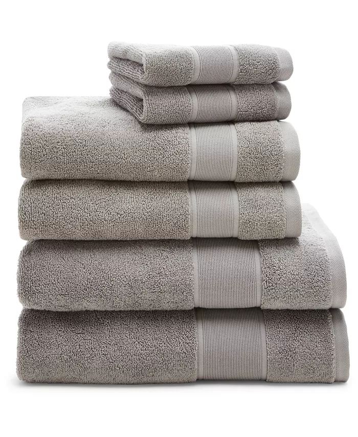 Sanders Solid Cotton 6-Pc. Towel Set | Macy's
