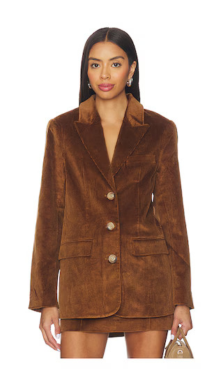 Boyfriend Blazer in Camel | Revolve Clothing (Global)