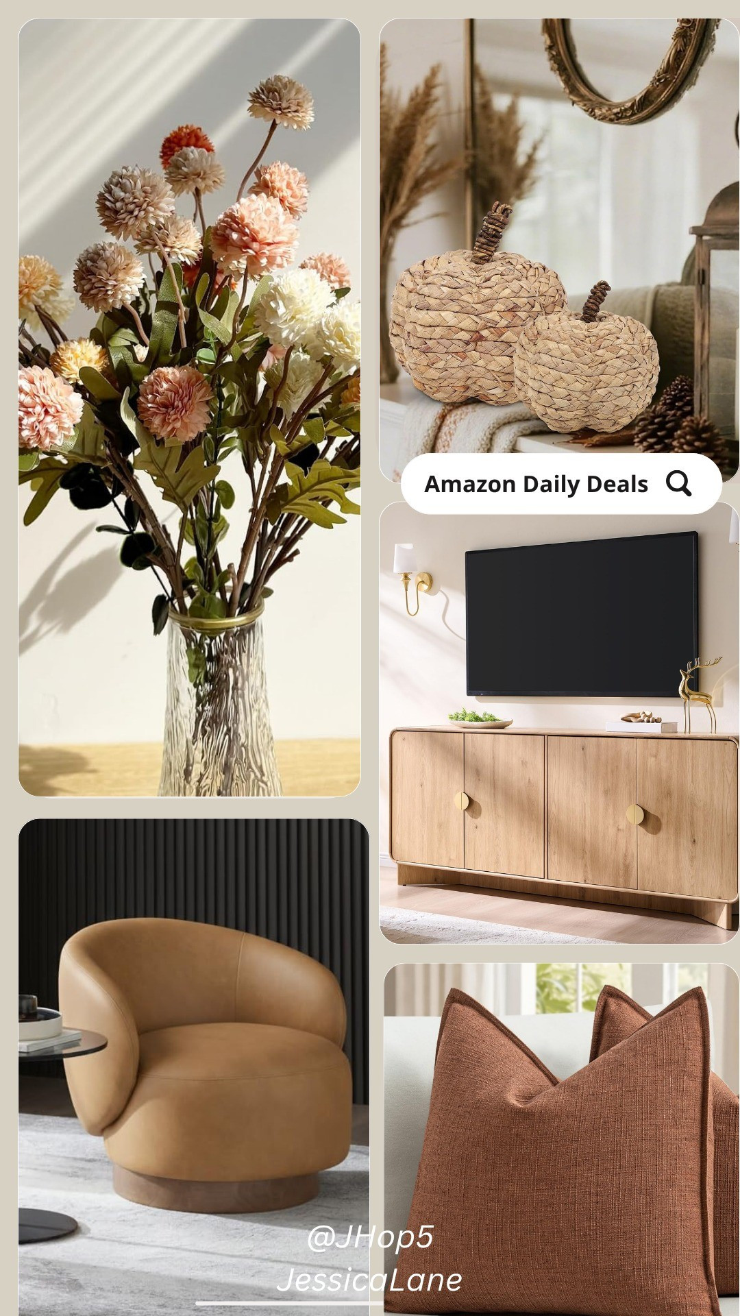Refresh your living room for autumn with these cozy wood accents, warm rust pillows, and stylish swivel seating. All of these daily home finds make decorating for the season effortless.#falldecor #homefinds #cozyhome #livingroomdecor

#LTKSaleAlert #LTKHome #LTKSeasonal