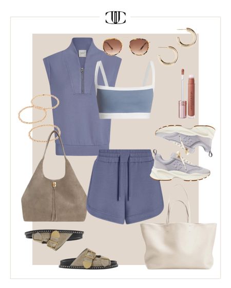 Showing you all a variety of every day matching sets that you can throw on for errands and look put together and cute.

Matching set, athleisure wear, shorts, top, easy outfit, casual outfit, relaxed outfit 

#LTKshoecrush #LTKstyletip #LTKover40
