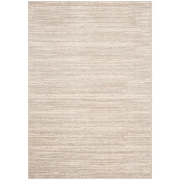 SAFAVIEH Vision Adrasteia Overdyed Solid Area Rug, Cream, 6' x 9' | Walmart (US)