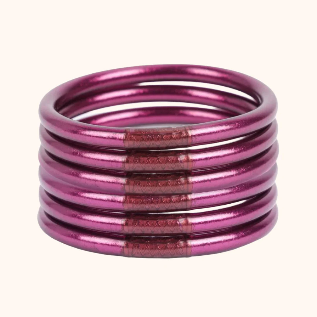 Amethyst All Weather Bangles® (AWB®) - Serenity Prayer | BuDhaGirl