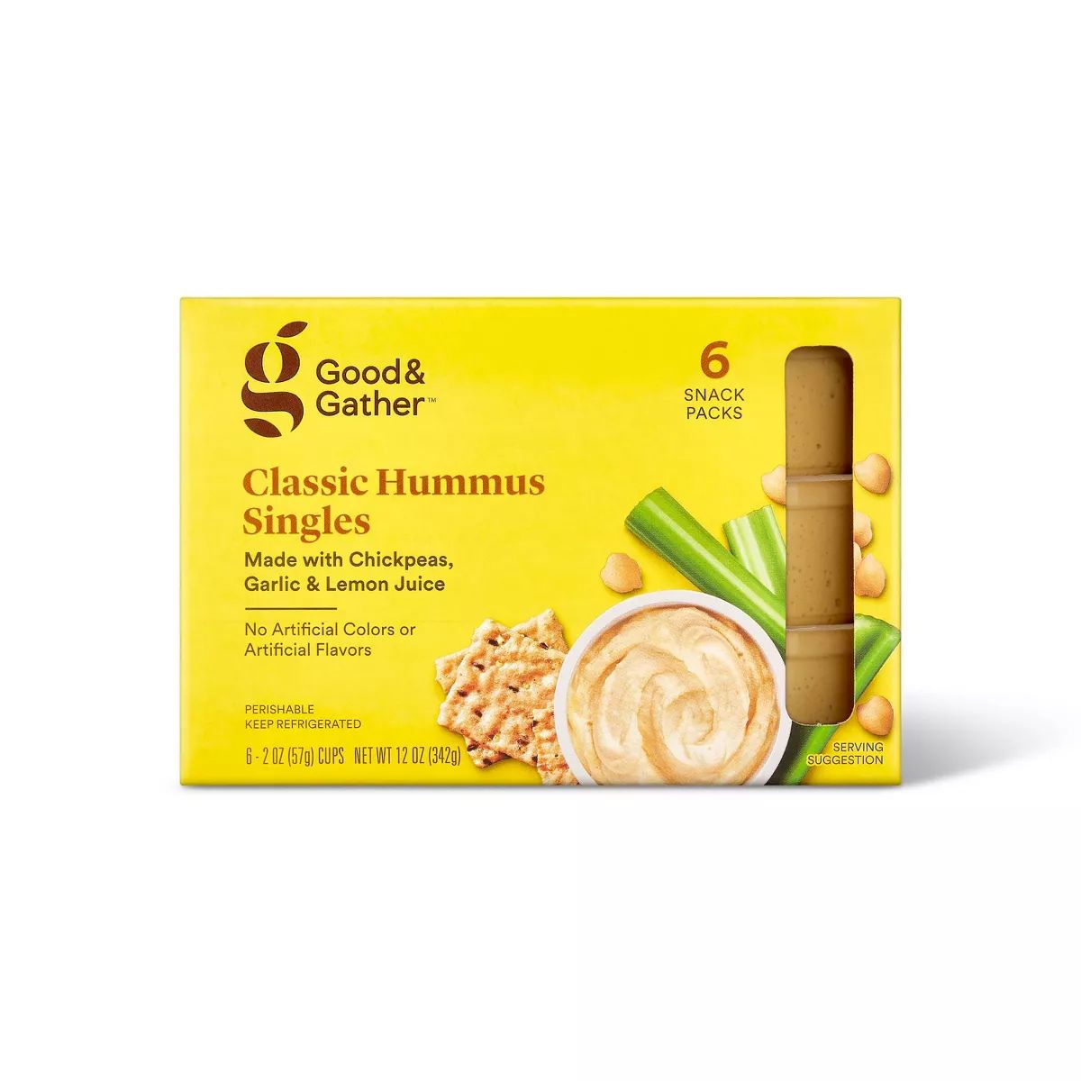 Classic Hummus Singles - 6pk/12oz - Good & Gather™ | Target
