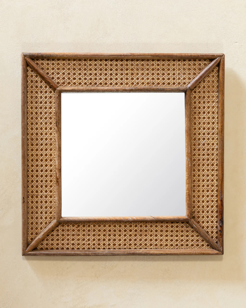 Vintage Cane Mirror | McGee & Co.