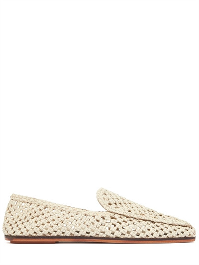 5mm macramé leather loafers - St. Agni - women | Luisaviaroma | Luisaviaroma