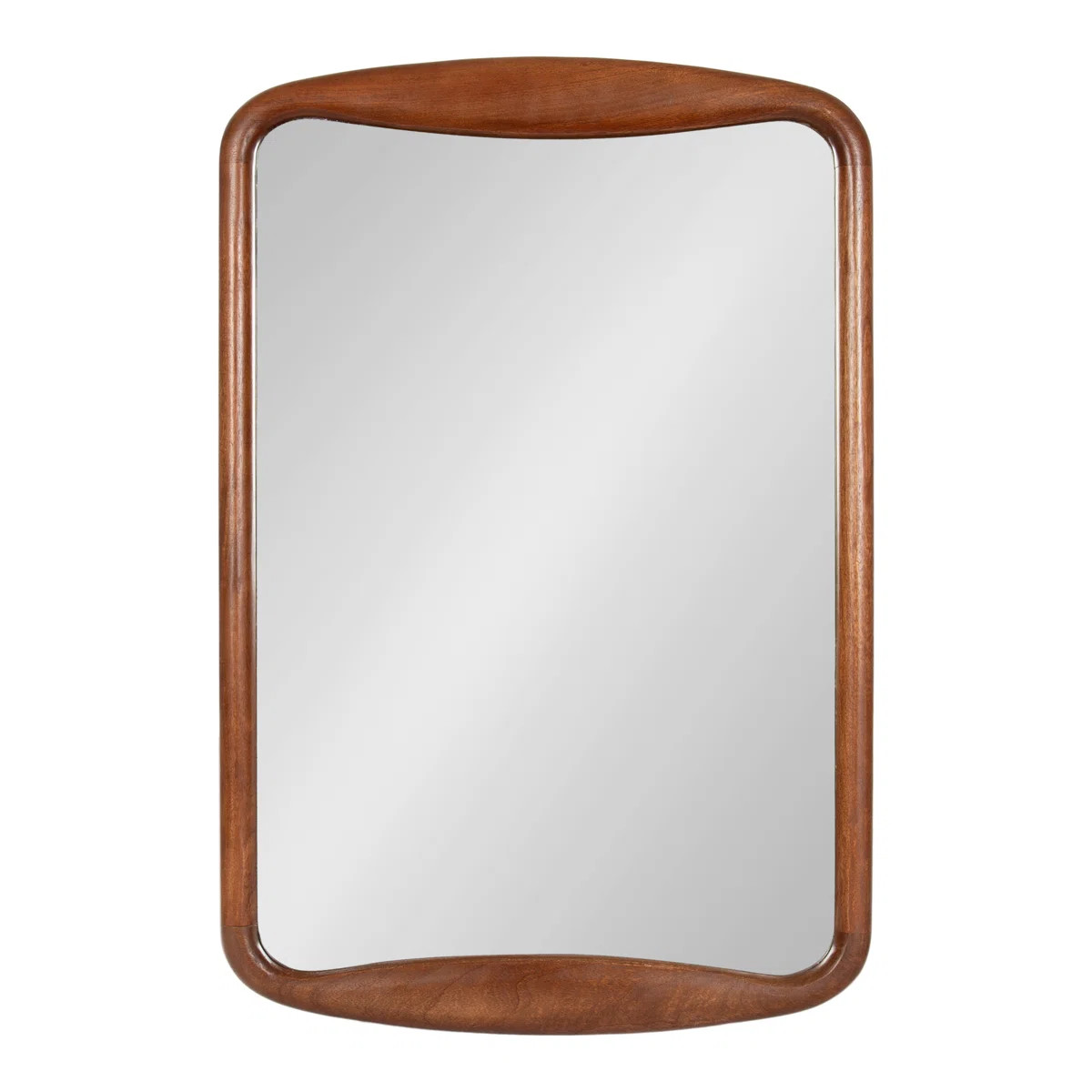 Hera Mango Wood Rounded Rectangle Wall Mirror | Wayfair North America