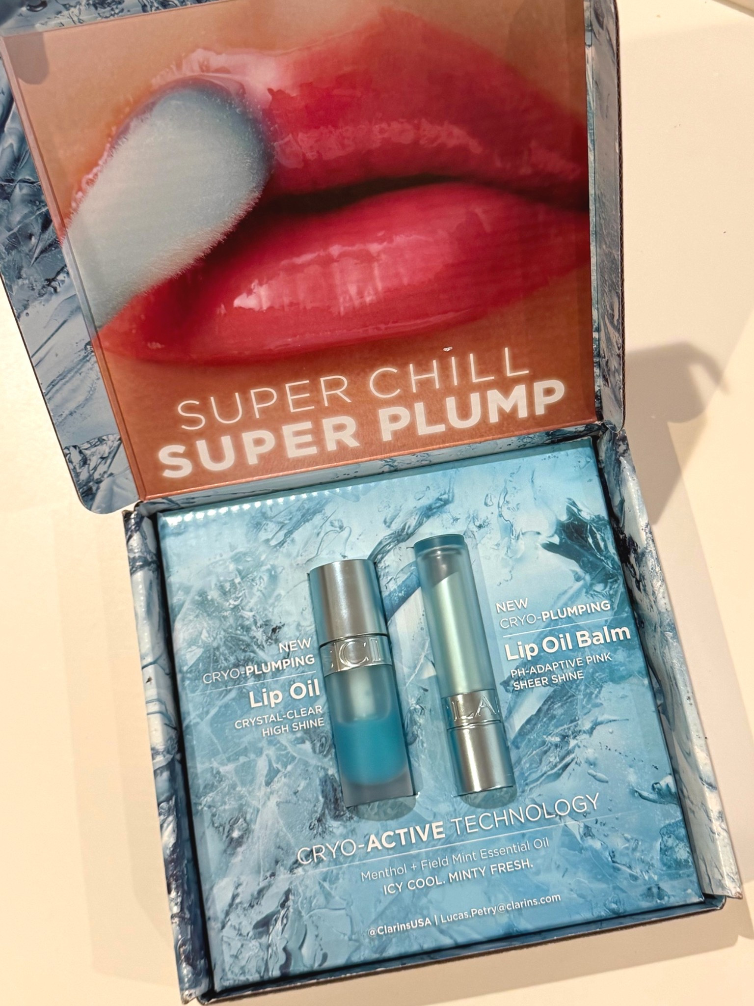 Excited to try these Clarins lip plump oil & balm 😍🧊 #LTKskincare #LTKlips #LTKlipplump #LTKclarins #clarinsUSA #sponsored

#LTKBeauty #LTKselfcare #LTKgrwm
