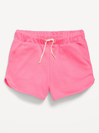 Color-Block Graphic French-Terry Shorts for Toddler Girls | Old Navy (US)