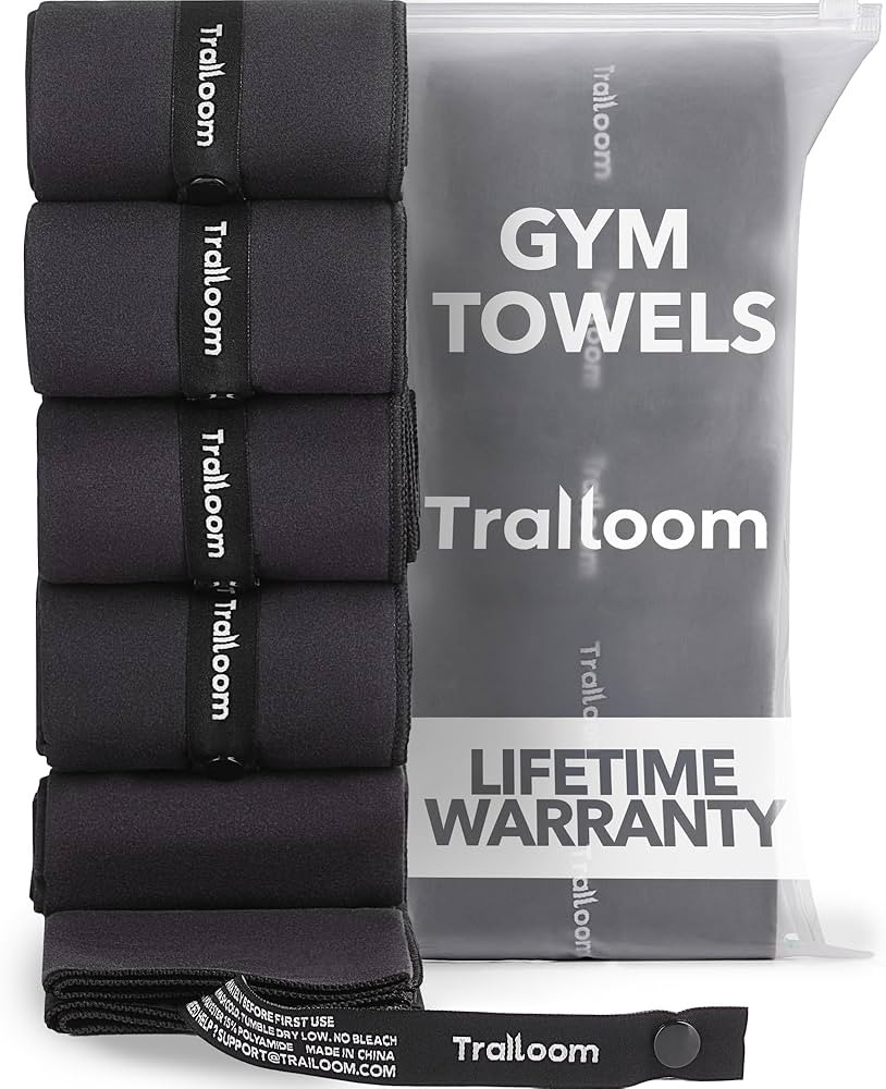 Microfiber Workout Towels - Quick Dry, Highly Absorbing, Odor-Free, for Men & Women - Gym Sweat S... | Amazon (US)
