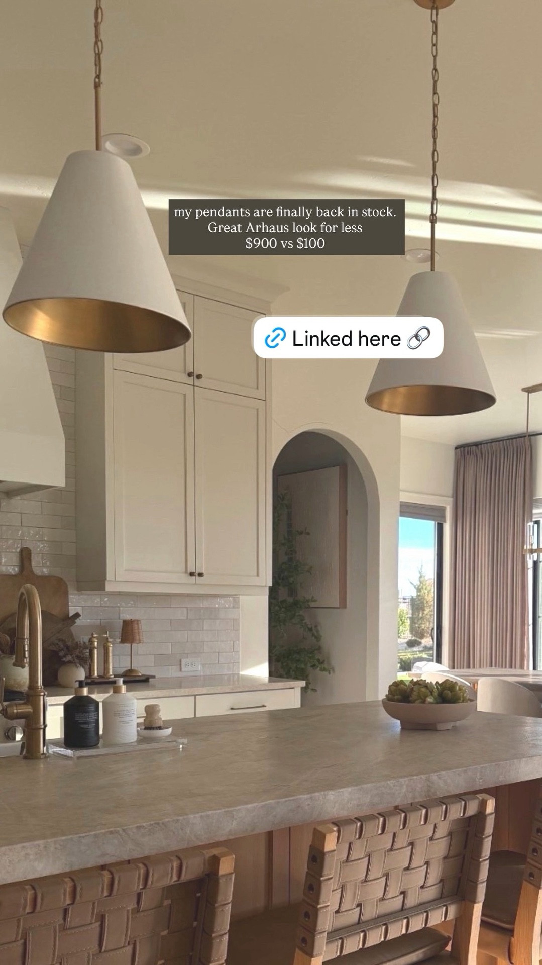 my pendants are finally back in stock. Great Arhaus look for less 
$900 vs $100 @Wayfair 

#LTKSaleAlert #LTKHome