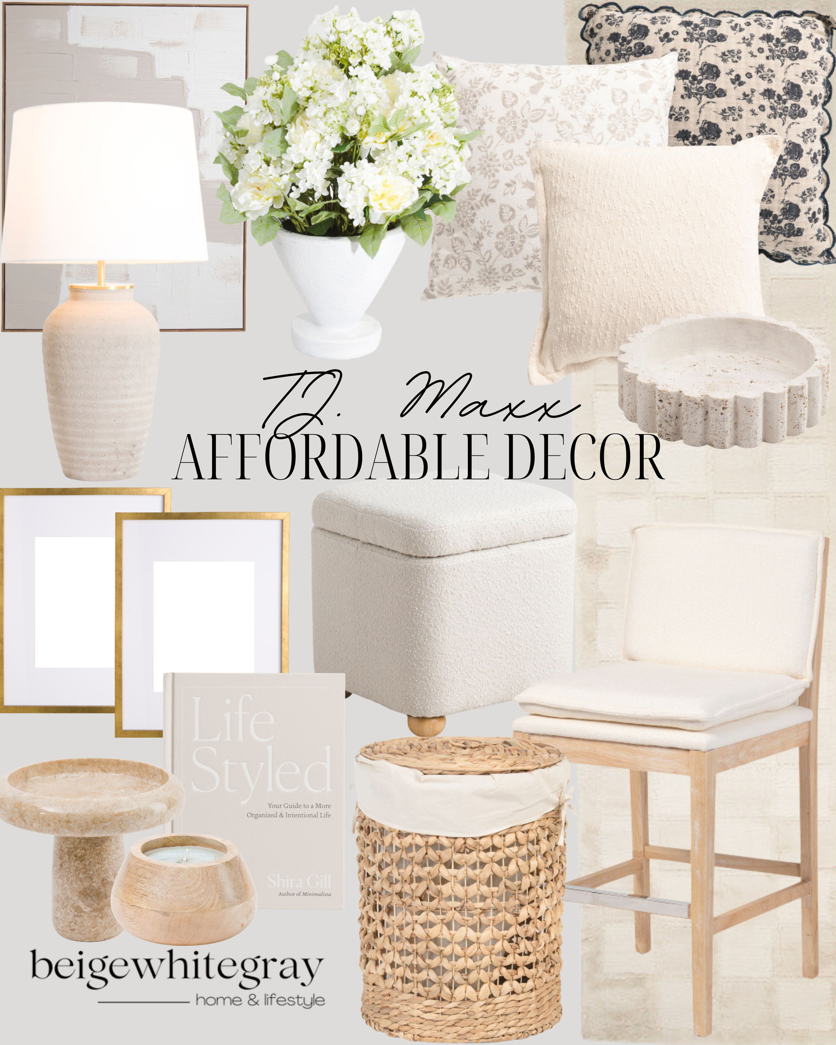 TJ.Maxx Home / TJ.Maxx Spring / Affordable Home Decor / Spring Home Decor / Spring Greenery / Faux Flower Arrangements / Fluted Vases / Decorative Trays / Light Linen Curtains / Pastel Throw Pillows / Spring Throw Pillows  / Textured Blankets / Woven Baskets / Fresh Floral Wreaths / Ceramic Tableware / Soft Area Rugs / Glass Candle Holders / Rattan Decor Accents / Travertine Decor / Spring Scented Candles / Spring Framed Art / Floral Art / Lightweight Bedding / Rustic Planters / Terracotta Pots / Seasonal Centerpieces / Minimalist Shelf Decor / Accent Mirrors / Open Weave Storage Baskets / Wood Bead Garlands / Decorative Bowls / Textured Vases / Neutral Spring / Organic Modern Decor / Brass Candlestick Holders / Marble Decorative Boxes / Linen Accents /  

 

#LTKSeasonal #LTKHome #LTKStyleTip