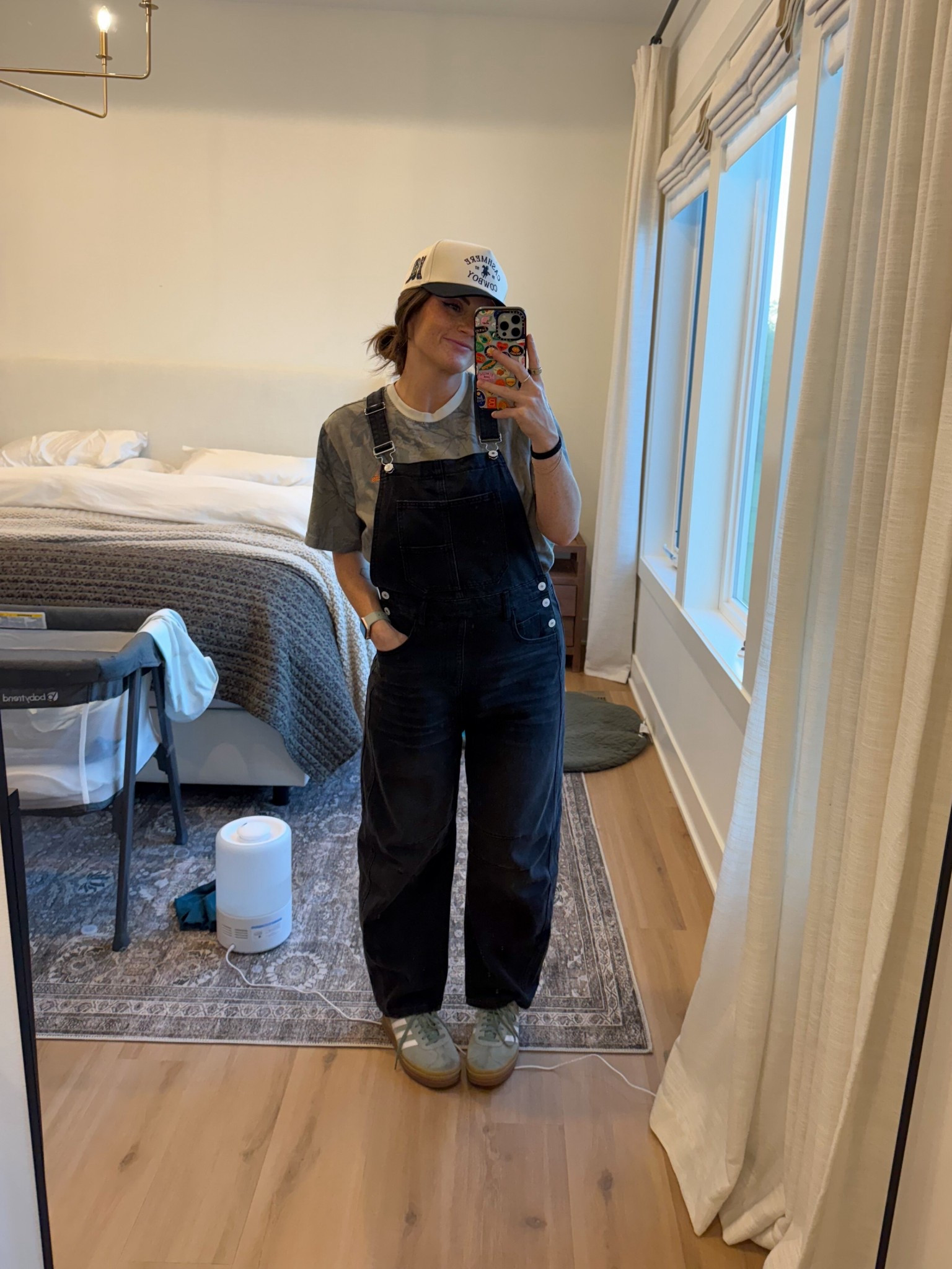 Barrel overalls, trucker hat, adidas outfit, mom outfit, adidas gazelle bold, amazon fashionn

#LTKShoeCrush #LTKFindsUnder50 #LTKStyleTip
