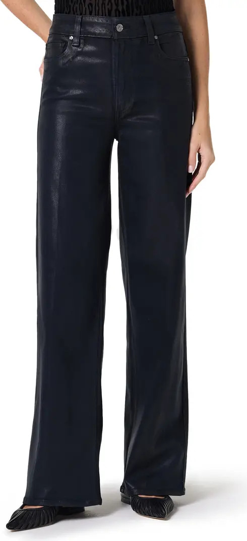 Sasha Coated High Waist Wide Leg Jeans | Nordstrom