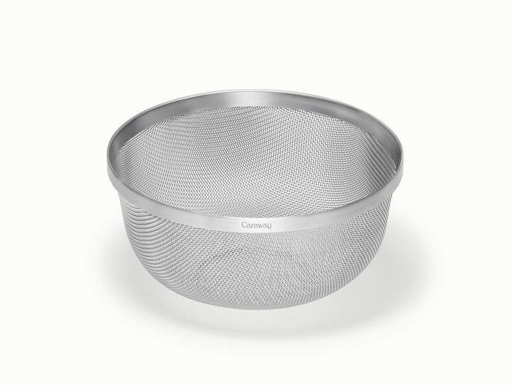 Medium Stainless Steel Strainer | 4 Quart Capacity | Caraway | Caraway