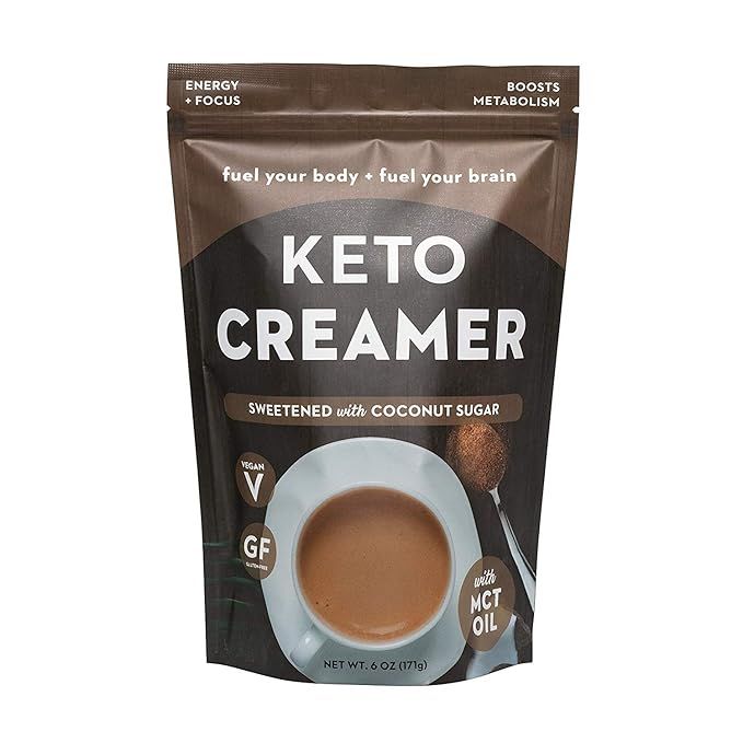 360 Nutrition KETO Creamer With MCT Oil | Sweetened Coconut Sugar | Dairy Free Coffee Creamer Mil... | Amazon (US)