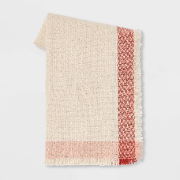 Acrylic Throw Blanket with Border Grid - Threshold™ | Target