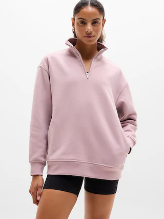 Forever Fleece 1/4 Zip Sweatshirt | Athleta