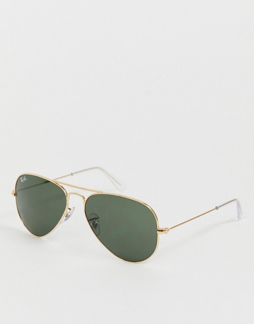 Ray-Ban Aviator Sunglasses 0RB3025 - Arista gold | ASOS UK