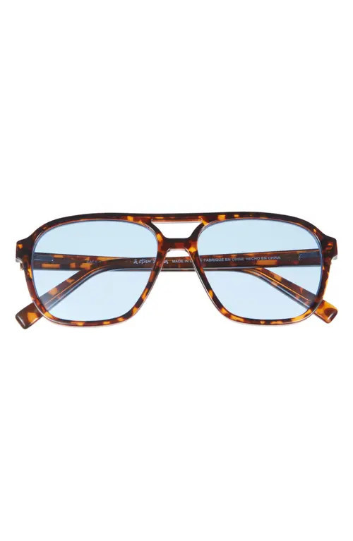& Other Stories Aviator Sunglasses in Blue Bright at Nordstrom | Nordstrom