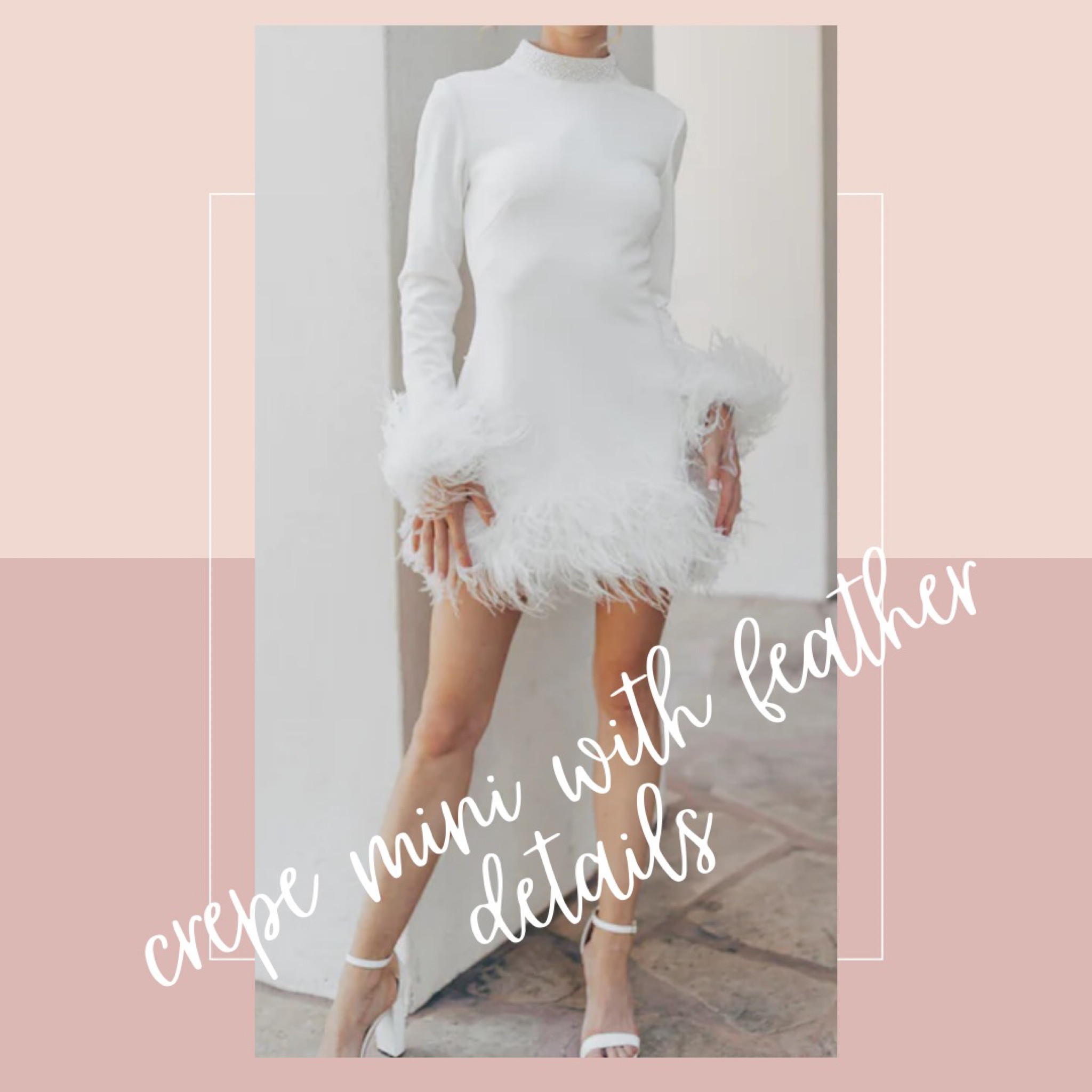 Say hello to your new favorite little white dress!! I’m obsessed with the long sleeve and feather details!! 

#LTKstyletip #LTKwedding