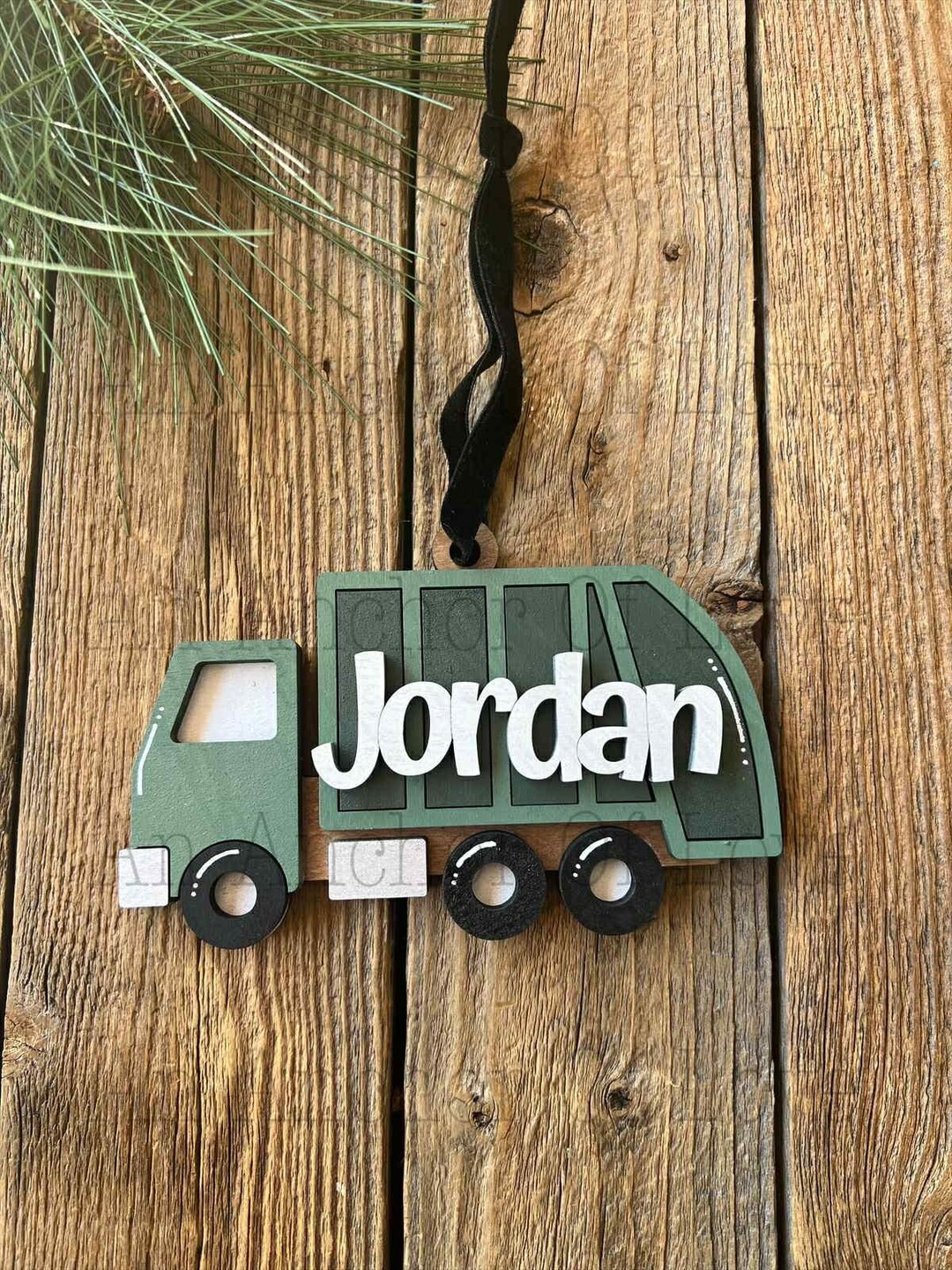 Hand Painted 2025 Garbage Truck Christmas Ornament - Personalized - Etsy | Etsy (US)