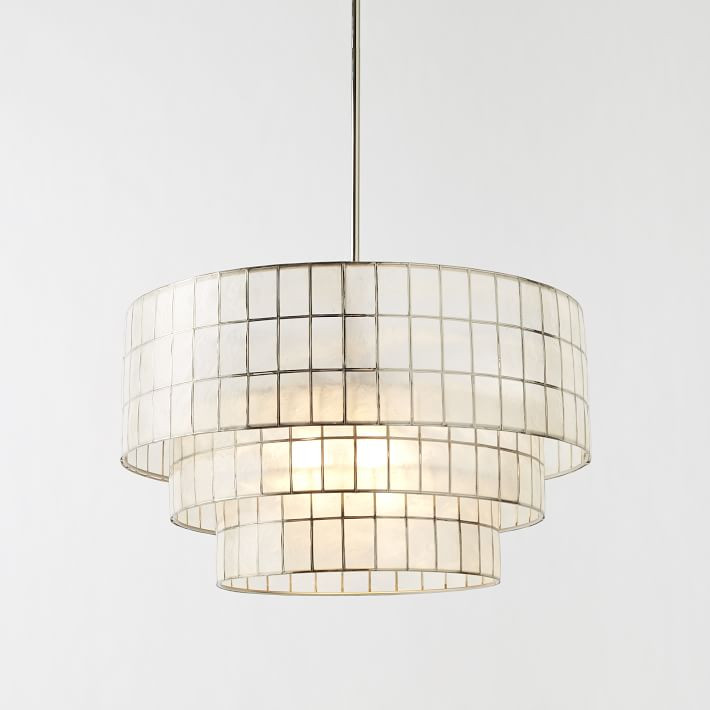 Capiz Tiered Chandelier (24") | West Elm (US)