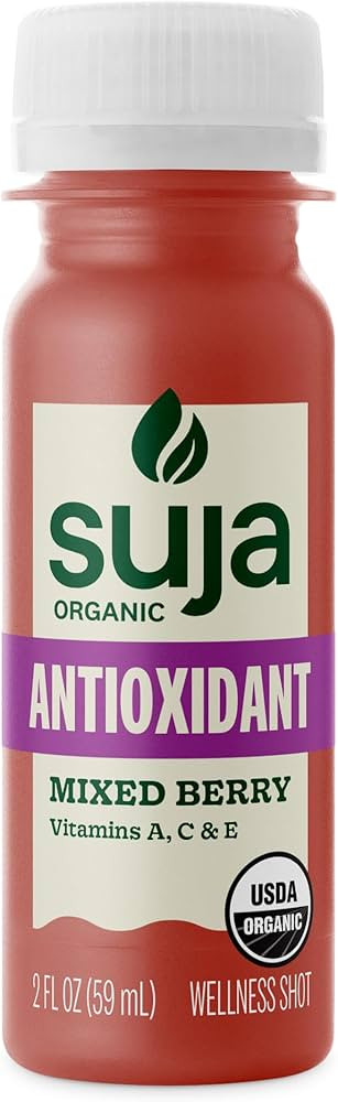 Suja Organic Antioxidant Mixed Berry Shot, Excellent Source of Vitamin A, Vitamin E and Vitamin C... | Amazon (US)