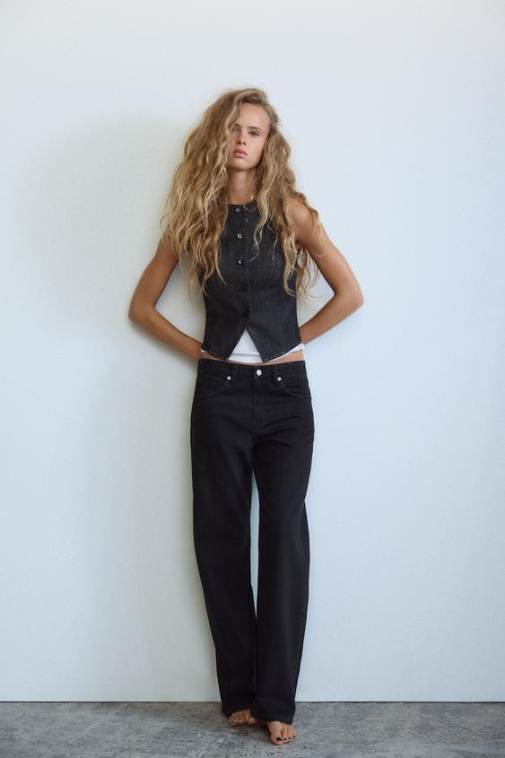 SLOUCHY TRF JEANS WITH A MID WAIST | Zara US