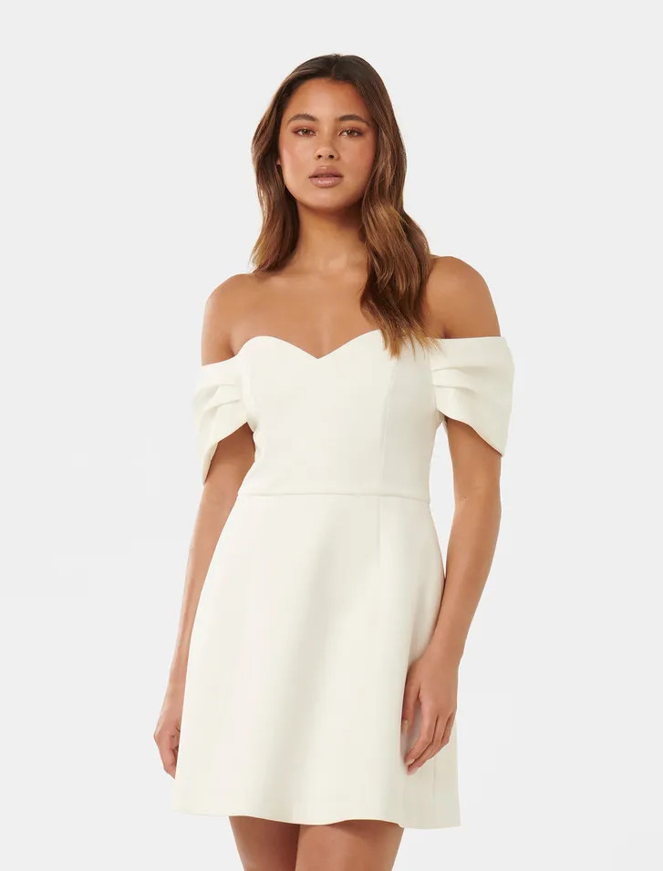Sylvia Off-Shoulder Mini Dress | Forever New (UK & IE)